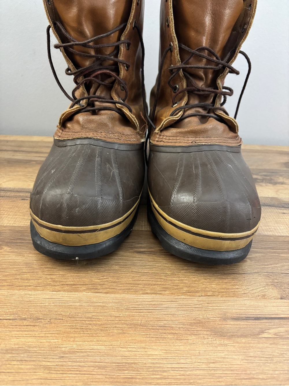Sorel Chieftain Heavy Duty Insulated Snow Duck Boots Brown Menβs - Picture 3 of 9
